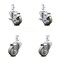 Service Caster 3.5 Inch Gray Polyurethane Wheel Swivel 7/8 Inch Square Stem Caster Brake, 2PK SCC-SQ20S3514-PPUB-GRY-TLB-78-2-S-2 - alternate 1